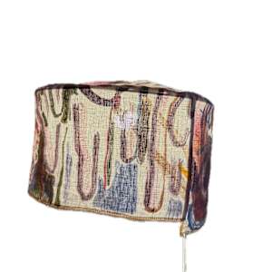 hanging linen lamp by ELLEN MARIE BLAZICH 