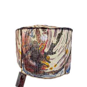 hanging linen lamp by ELLEN MARIE BLAZICH 