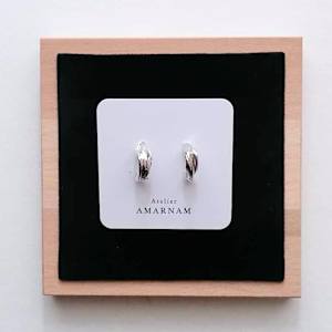 RIDULES HOOPS EARRINGS by Rita GOBIN