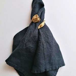 TULIP BRASS NAPKIN  RING by Rita GOBIN