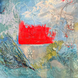 Red Sails Series by Phyllis Frazer-Mayer  Image: Red Sails-1 12x 12