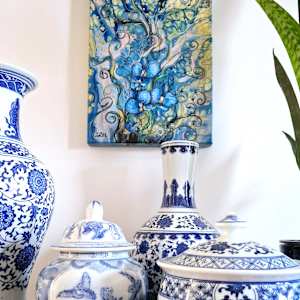 Blue Orchids by Jana 