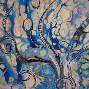 Blue Orchids by Jana 