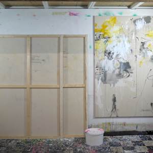 SUMMER LIGHTNING (HITZEBLITZ) by Daniela Schweinsberg  Image: Studio view
