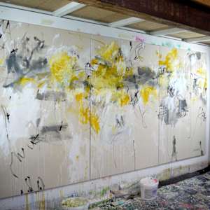 SUMMER LIGHTNING (HITZEBLITZ) by Daniela Schweinsberg  Image: Studio view