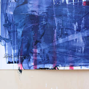 DON'T EXPECT LIFE TO MAKE SENSE #4 by Daniela Schweinsberg  Image: Detail with signature