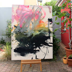 SUNSET OVER THE POND by Daniela Schweinsberg  Image: In daylight