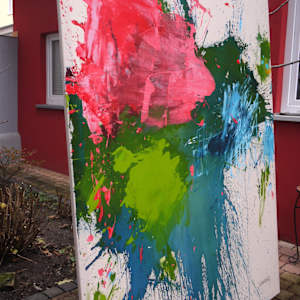 SENT YOU FLOWERS (REMEMBER WHEN WE FELL IN LOVE) II by Daniela Schweinsberg  Image: The sides