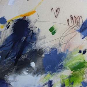 BLEU, JE T'EMBRASSE by Daniela Schweinsberg  Image: Detail