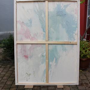SENT YOU FLOWERS (REMEMBER WHEN WE FELL IN LOVE) III by Daniela Schweinsberg  Image: Back