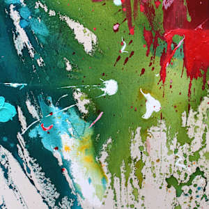 SENT YOU FLOWERS (REMEMBER WHEN WE FELL IN LOVE) III by Daniela Schweinsberg  Image: Detail