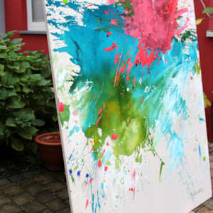 SENT YOU FLOWERS (REMEMBER WHEN WE FELL IN LOVE) IV by Daniela Schweinsberg  Image: From the left