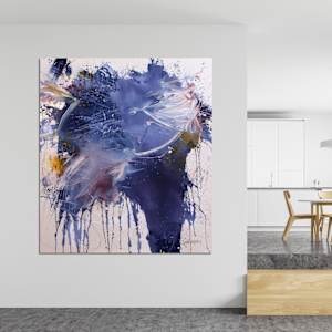 TRAVEL UNKNOWN GALAXIES II by Daniela Schweinsberg  Image: Interior example