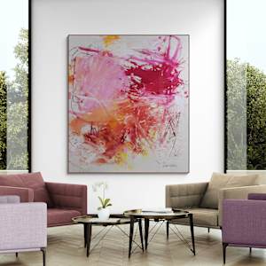 PINK IS THE NEW BLACK I by Daniela Schweinsberg  Image: Interior example