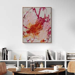 PINK IS THE NEW BLACK VI by Daniela Schweinsberg  Image: Interior example