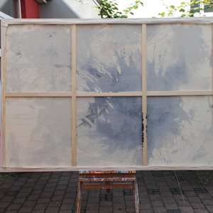 SOMETHING YELLOW, SOMETHING BLUE II by Daniela Schweinsberg  Image: Back