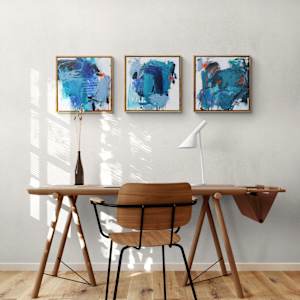 MEDITERRANEAN RETREAT I by Daniela Schweinsberg  Image: Together with the two other "MEDITERRANEAN RETREATS"