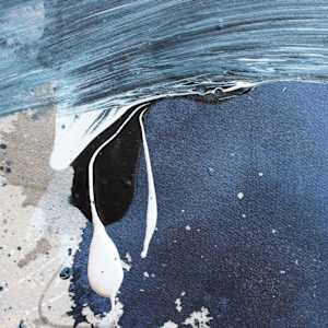 BLUE HOUR (Tondo large) by Daniela Schweinsberg  Image: Detail