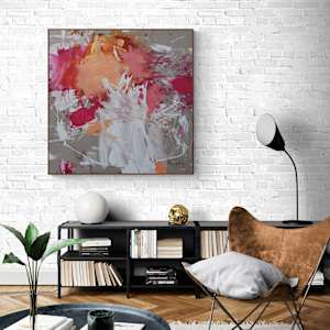 I JUST CAN'T GET ENOUGH (PINK) by Daniela Schweinsberg  Image: Interior example