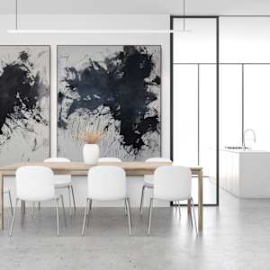 THINK II (BLACK) by Daniela Schweinsberg  Image: Together with "THINK I (BLACK)"