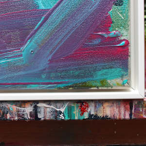 CREAM DREAM (TURQUOISE) by Daniela Schweinsberg  Image: Detail