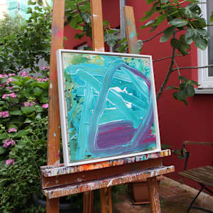 CREAM DREAM (TURQUOISE) by Daniela Schweinsberg  Image: From the left