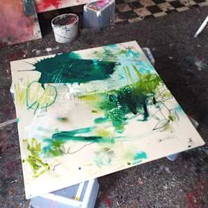 HABITAT (WHERE THE GREEN LIVES) by Daniela Schweinsberg  Image: In the studio