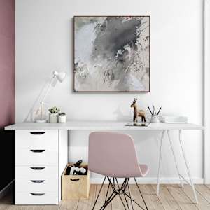 DELICATE PLAY OF LINES (CONEFLOWER) by Daniela Schweinsberg  Image: Interior example