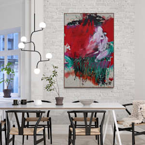OF LUSCIOUS RED AND SAPPY GREEN by Daniela Schweinsberg  Image: Interior example