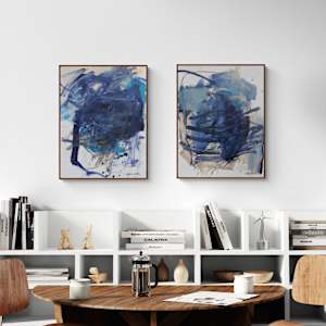 TOUGH TIMES II by Daniela Schweinsberg  Image: Interior example together with "TOUGH TIMES III"
