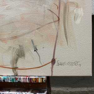 DUALITY I by Daniela Schweinsberg  Image: Detail, signature