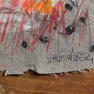 SNATCHES OF A CONVERSATION WITH ART (#13) by Daniela Schweinsberg  Image: Detail, signature