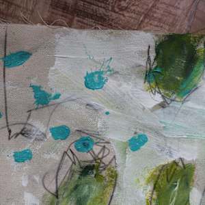 SNATCHES OF A CONVERSATION WITH ART (#14) by Daniela Schweinsberg  Image: Detail
