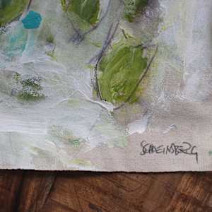SNATCHES OF A CONVERSATION WITH ART (#14) by Daniela Schweinsberg  Image: Detail, signature