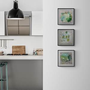 SNATCHES OF A CONVERSATION WITH ART (#14) by Daniela Schweinsberg  Image: Interior example with other works from the series