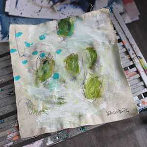 SNATCHES OF A CONVERSATION WITH ART (#14) by Daniela Schweinsberg  Image: Unframed
