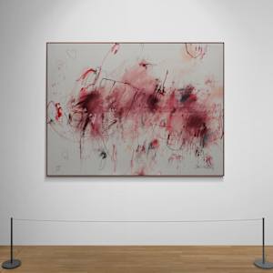 SELF-PORTRAIT IN RED by Daniela Schweinsberg