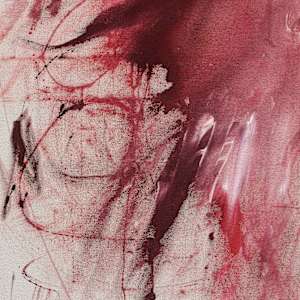SELF-PORTRAIT IN RED by Daniela Schweinsberg  Image: Detail