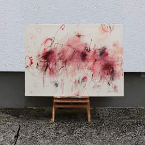 SELF-PORTRAIT IN RED by Daniela Schweinsberg  Image: In daylight