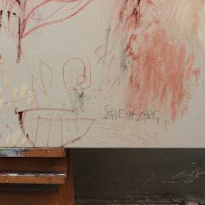 SOMEWHERE BEYOND THE PINK by Daniela Schweinsberg  Image: Detail with signature