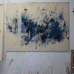 KINGDOM BENEATH THE BLUE by Daniela Schweinsberg  Image: In the studio, original size