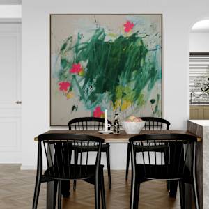 BLUMENWIESE III by Daniela Schweinsberg  Image: Interior example