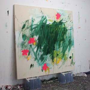 BLUMENWIESE III by Daniela Schweinsberg  Image: In the studio