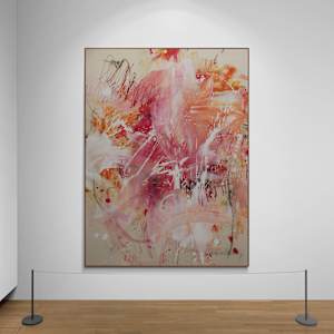 CRIMSON SCRIBBLES (PROCESS OVER PLAN) by Daniela Schweinsberg