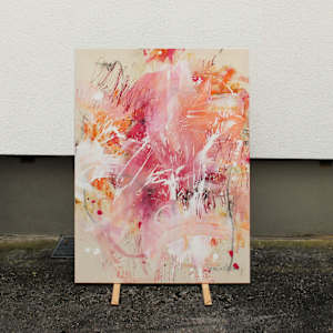 CRIMSON SCRIBBLES (PROCESS OVER PLAN) by Daniela Schweinsberg  Image: In daylight