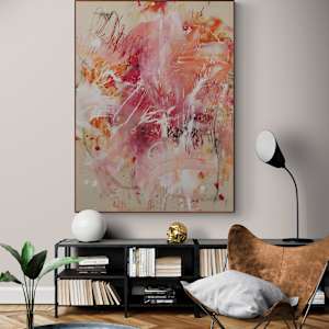 CRIMSON SCRIBBLES (PROCESS OVER PLAN) by Daniela Schweinsberg  Image: Interior example