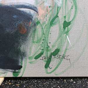 Just Breathe 2 by Daniela Schweinsberg  Image: Detail, signature