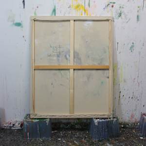 Tilted Composition (Form, Fragment, Gesture) 1 by Daniela Schweinsberg  Image: Back