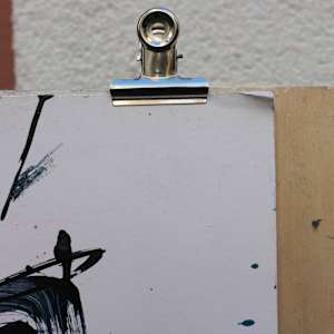 Three Colors Rain (Or: Rain, felt) by Daniela Schweinsberg  Image: Detail