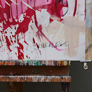 Pink Is an Attitude 2 by Daniela Schweinsberg  Image: Detail, signature